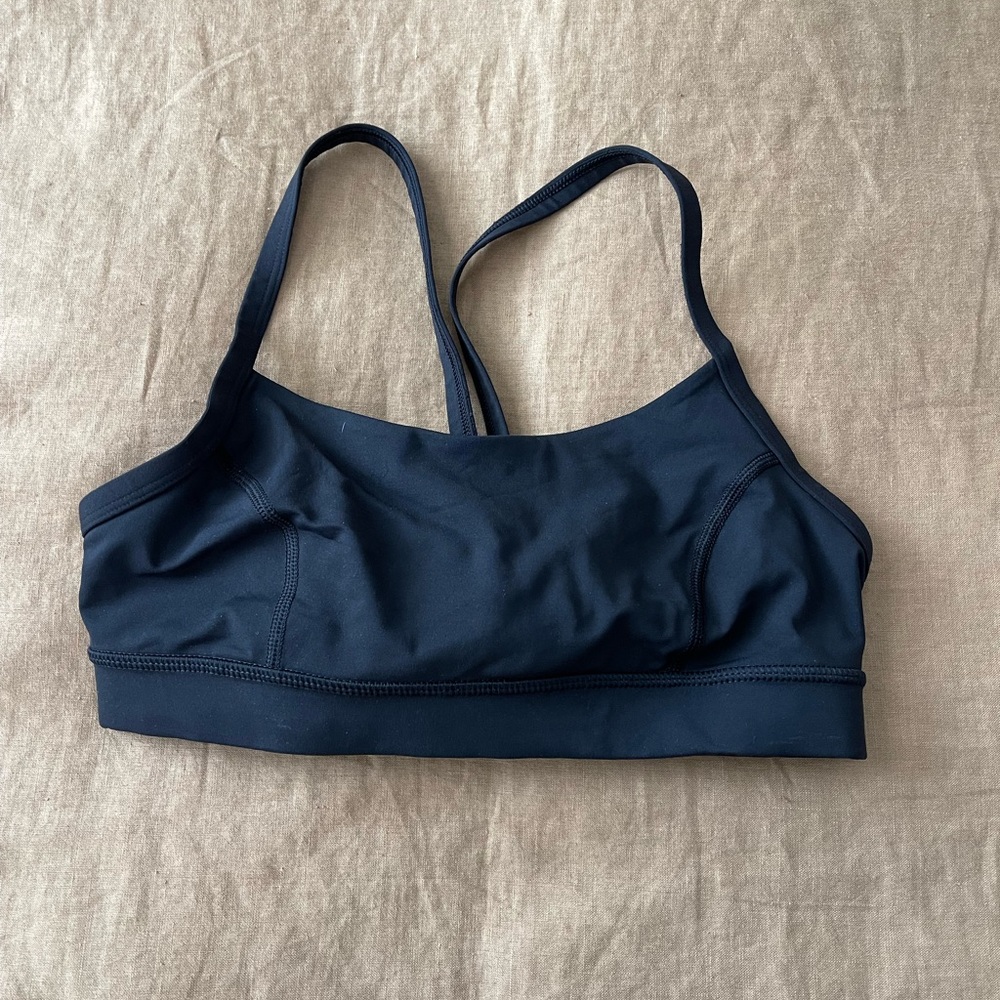 Lululemon sports bra, black, size 8, great condition.